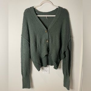 Free People Found My Friend Cardi Forest P